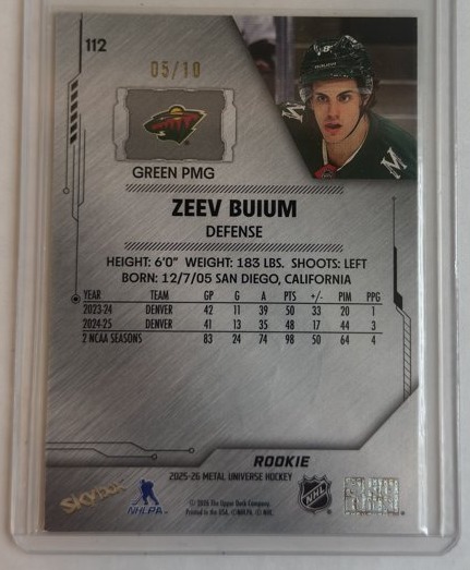 Zeev Buium Green PMG — back