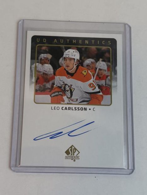 Leo Carlsson UD Authentics Auto — front