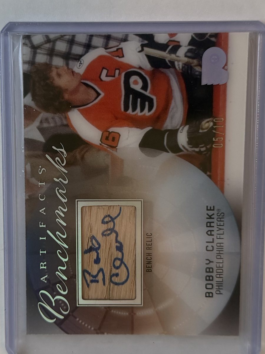 Bobby Clarke Artifacts Benchmarks Auto — front
