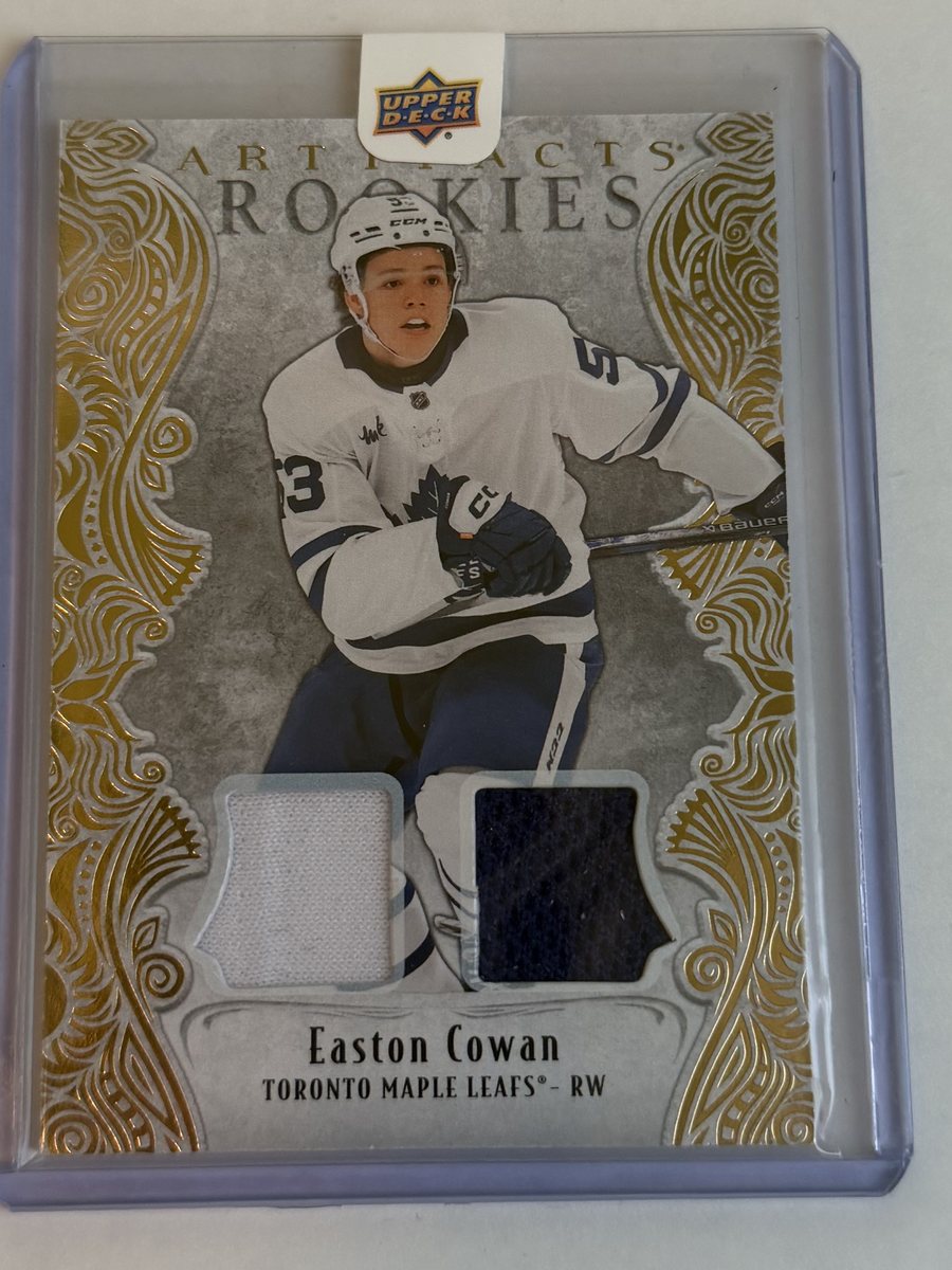 Easton Cowan Artifacts Rookies — front