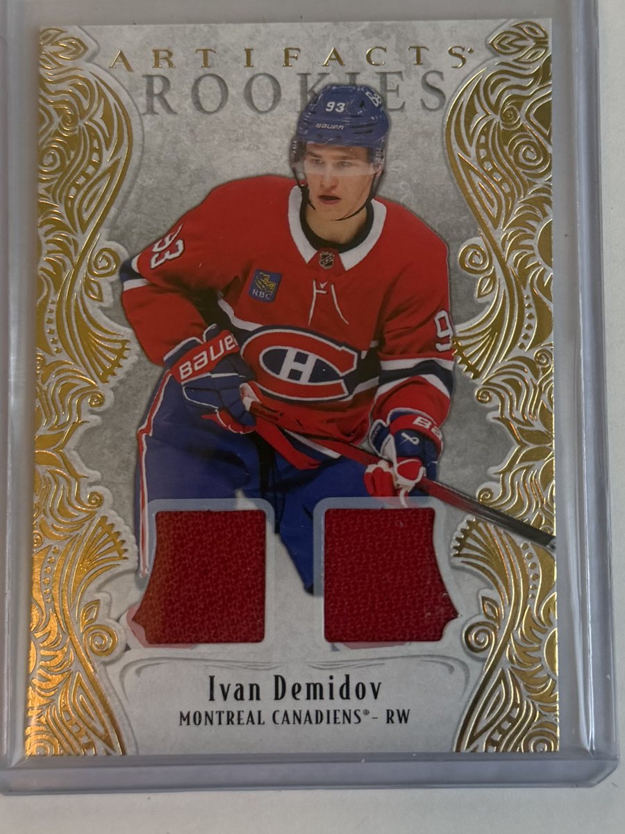 Ivan Demidov Artifacts Rookies — front