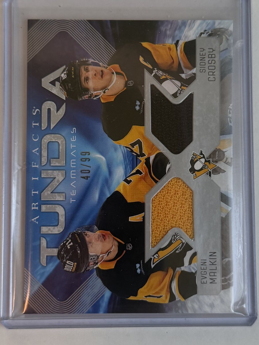 Malkin / Crosby Artifacts Tundra Teammates — front