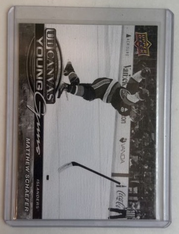 Matthew Schaefer UD Canvas Young Guns Black & White — front