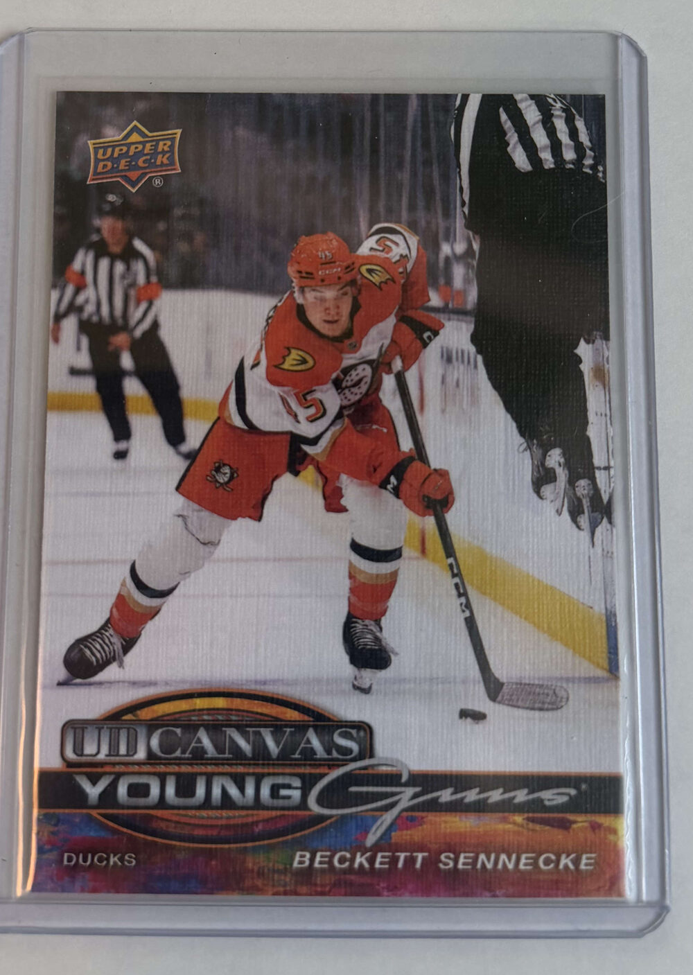 Beckett Sennecke UD Canvas Young Guns — front