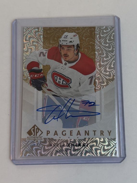 Arber Xhekaj SP Authentic Pageantry Auto — front